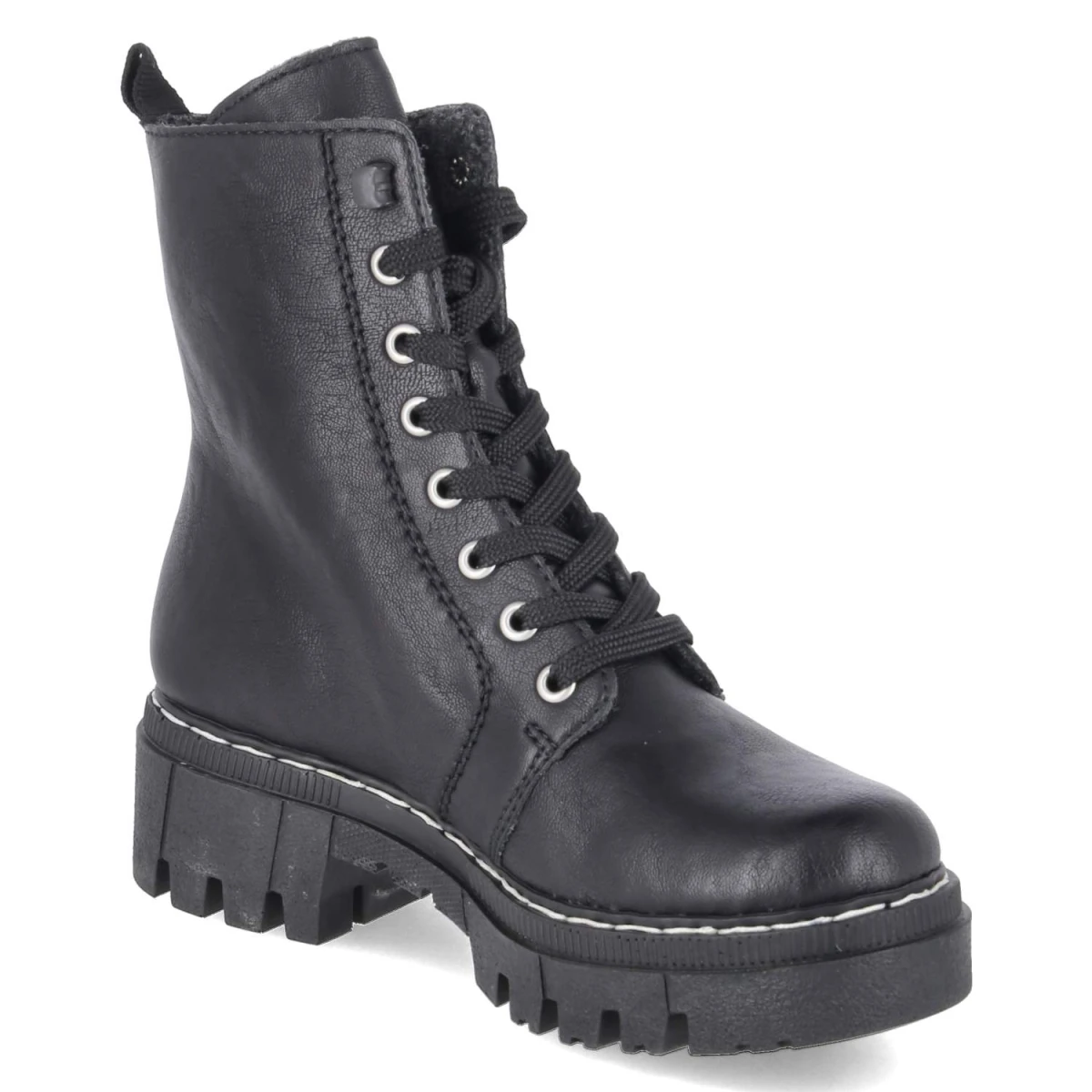 Schnürboots - schwarz