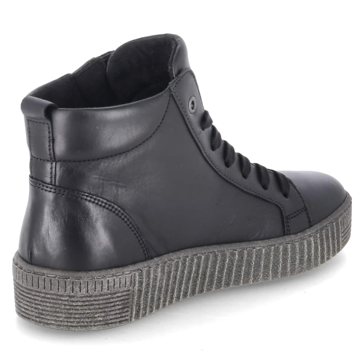 Schnürstiefeletten - schwarz (anthrazit)