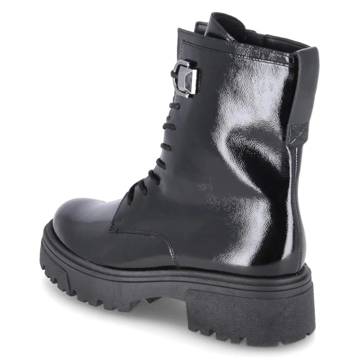 Combat Boots - schwarz(altsilber)