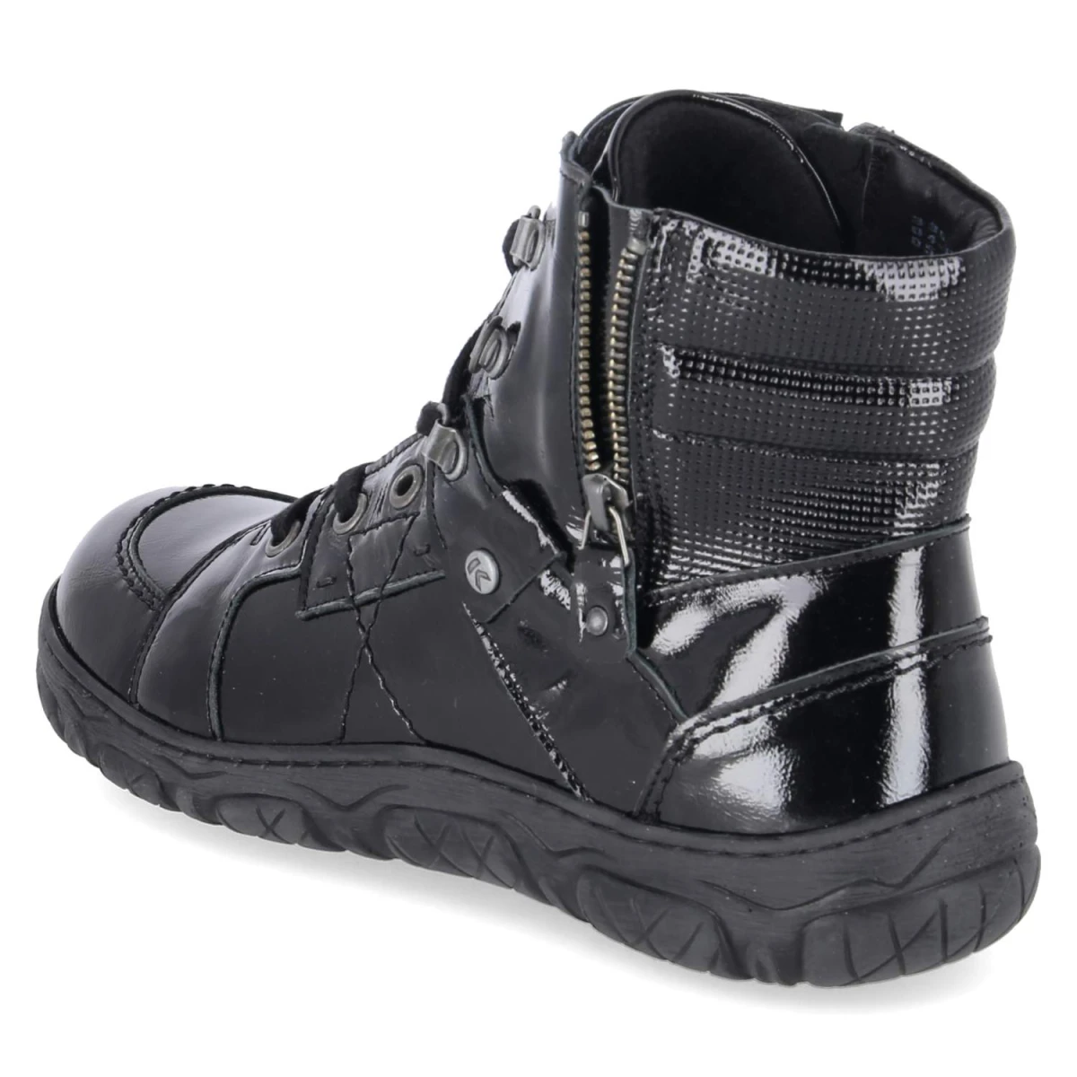 Schnürboots - schwarz