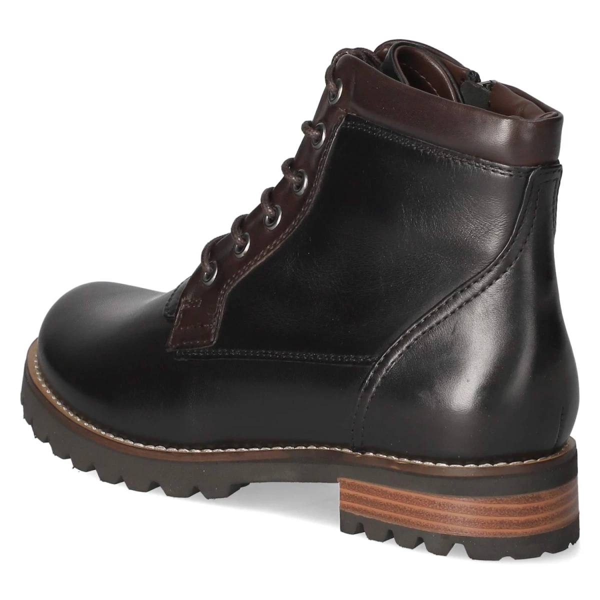 Schnürstiefeletten - Black/TDM