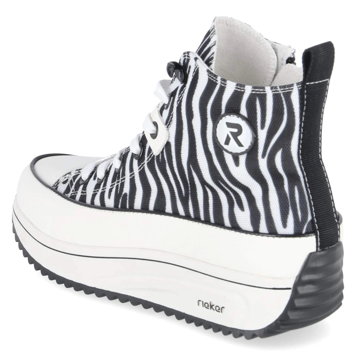 High Sneaker - weiss kombi