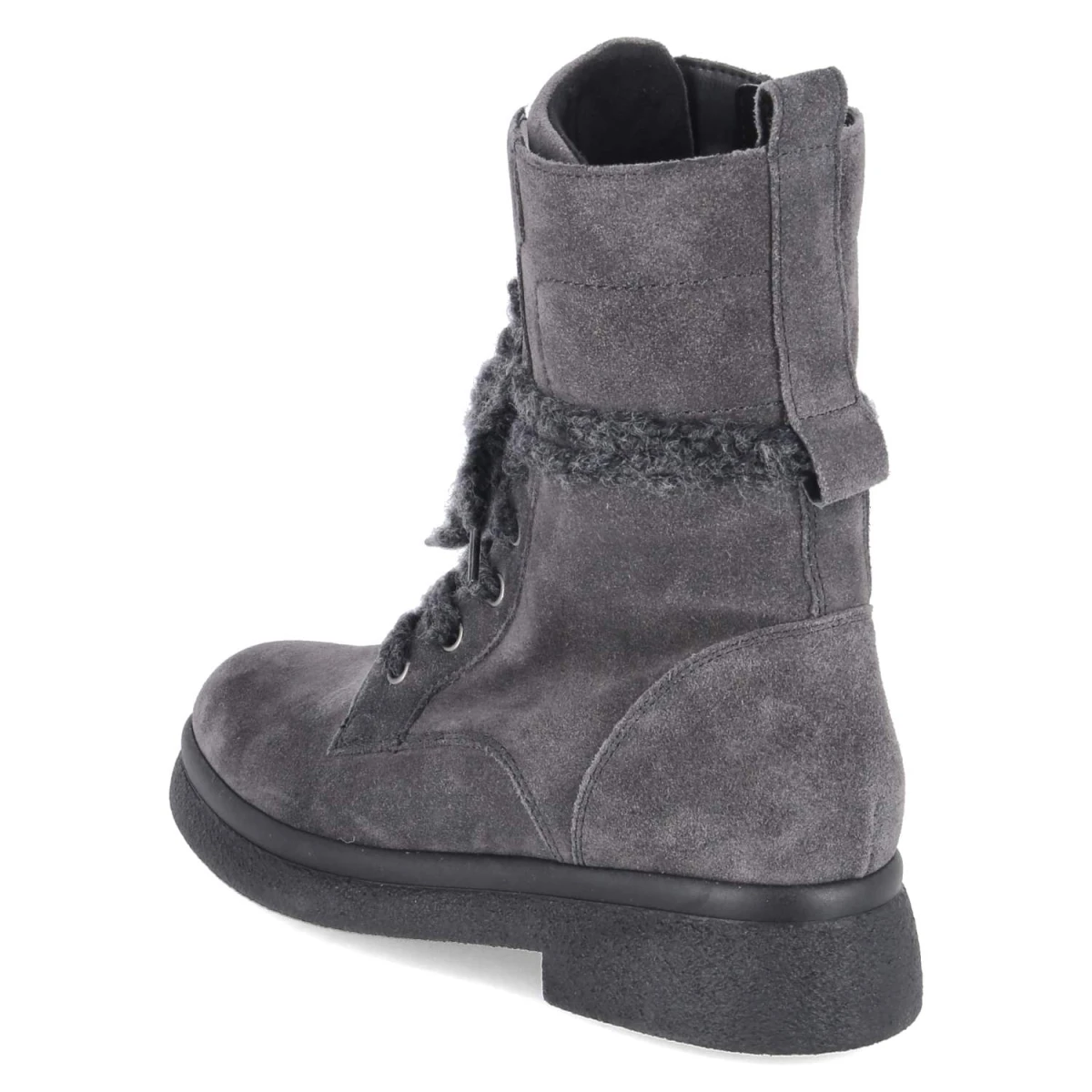 Schnürstiefeletten - DARK-GREY