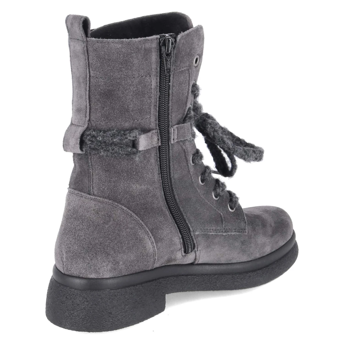 Schnürstiefeletten - DARK-GREY