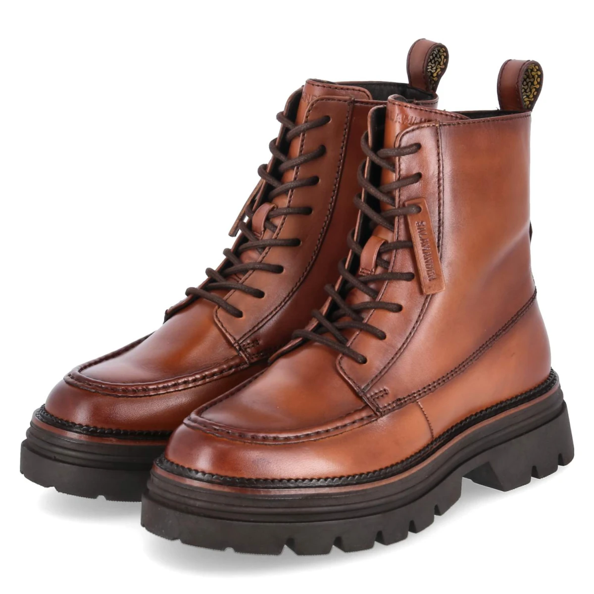 Schnürboots - cognac