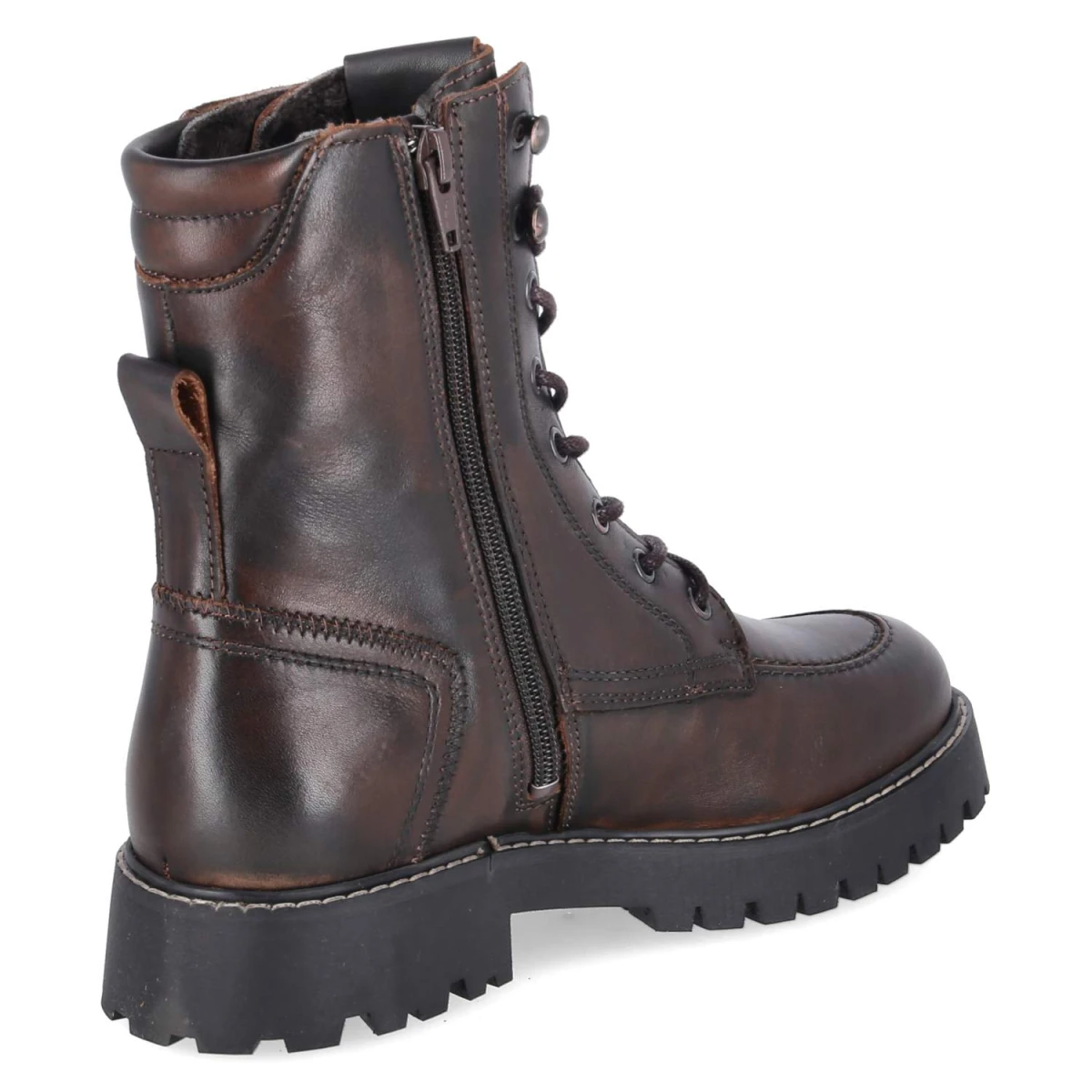 Schnürboots - cognac