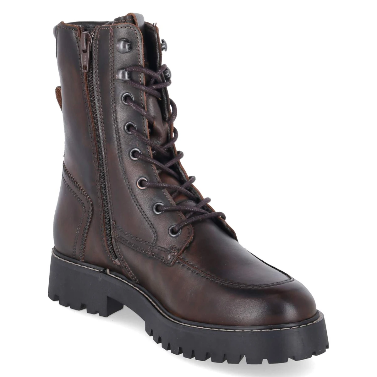 Schnürboots - cognac