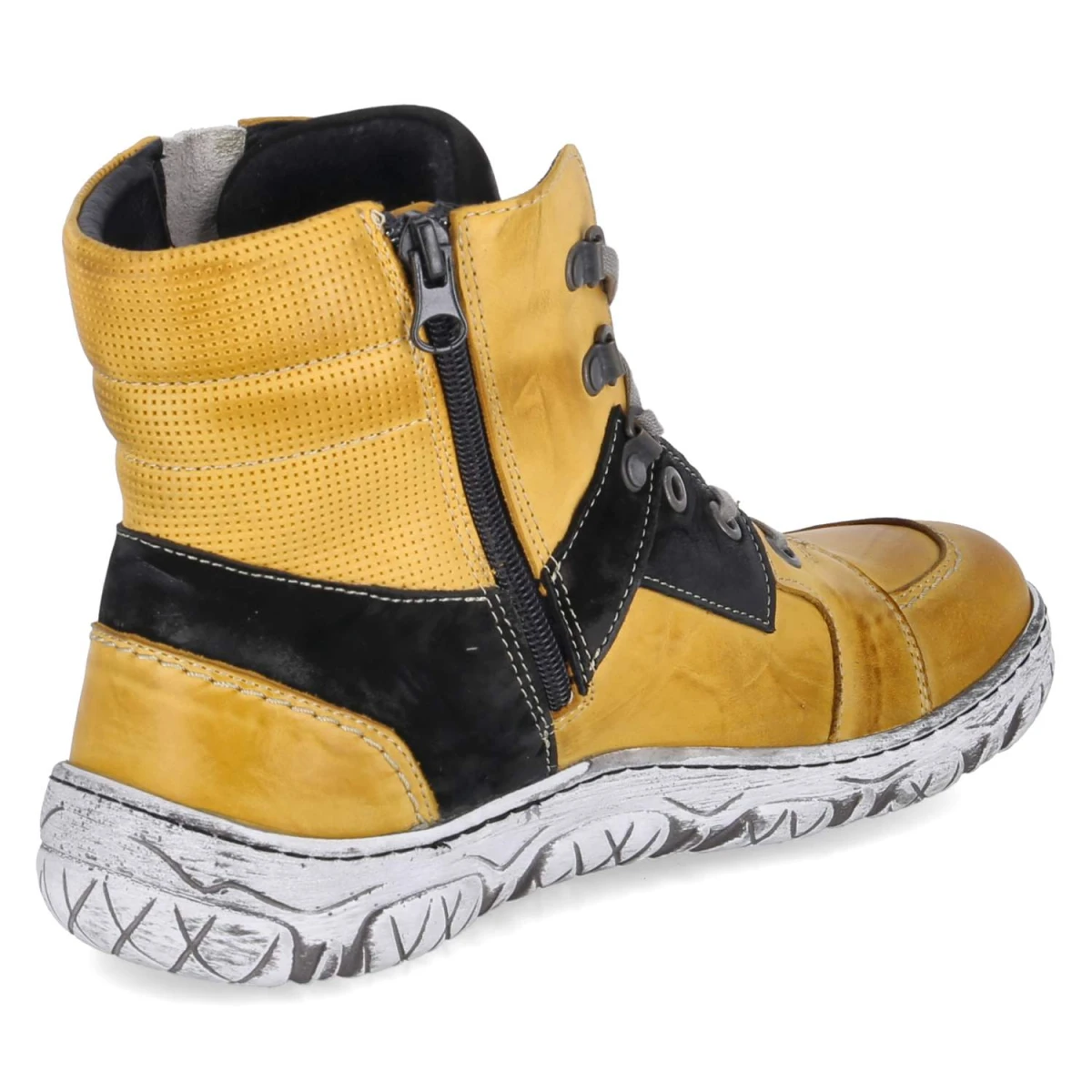 Schnürboots - gelb