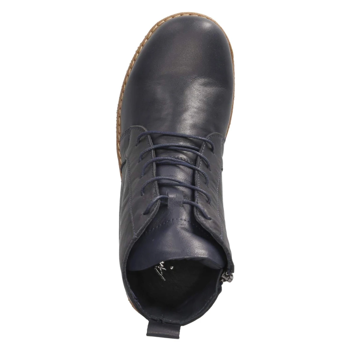 Schnürstiefeletten - d.blau