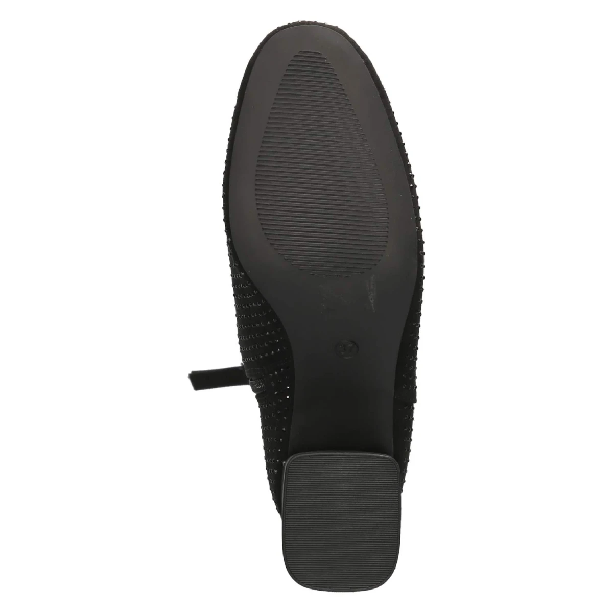 Ankle Boots - Black micro/ stones