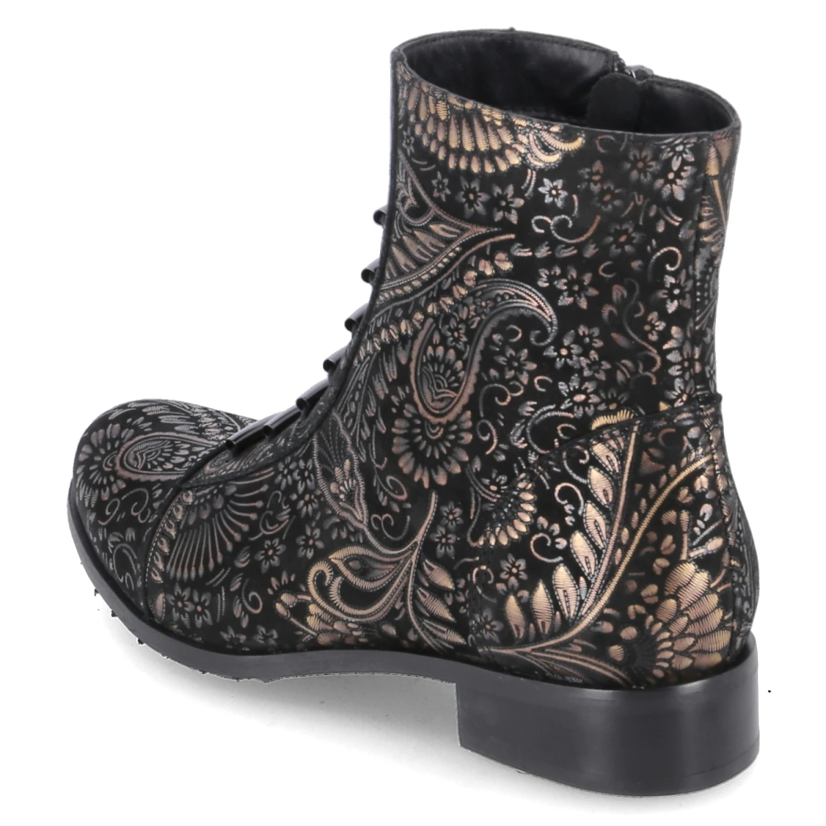 Ankle Boots - Schwarz/ Braun
