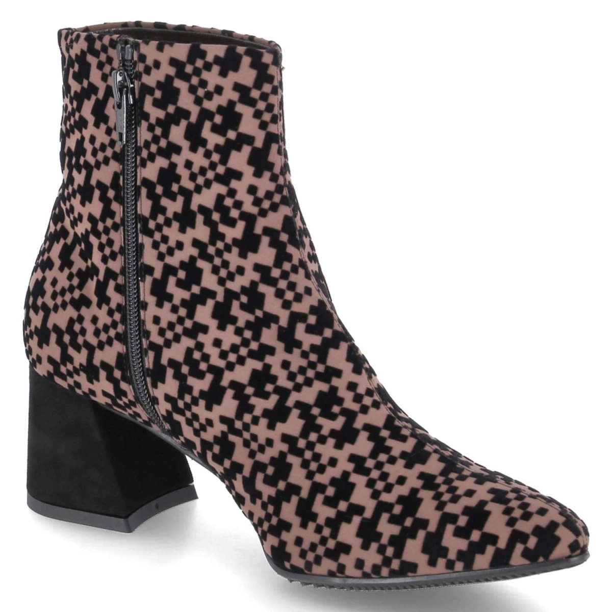 Ankle Boots - king choco camoscio nero