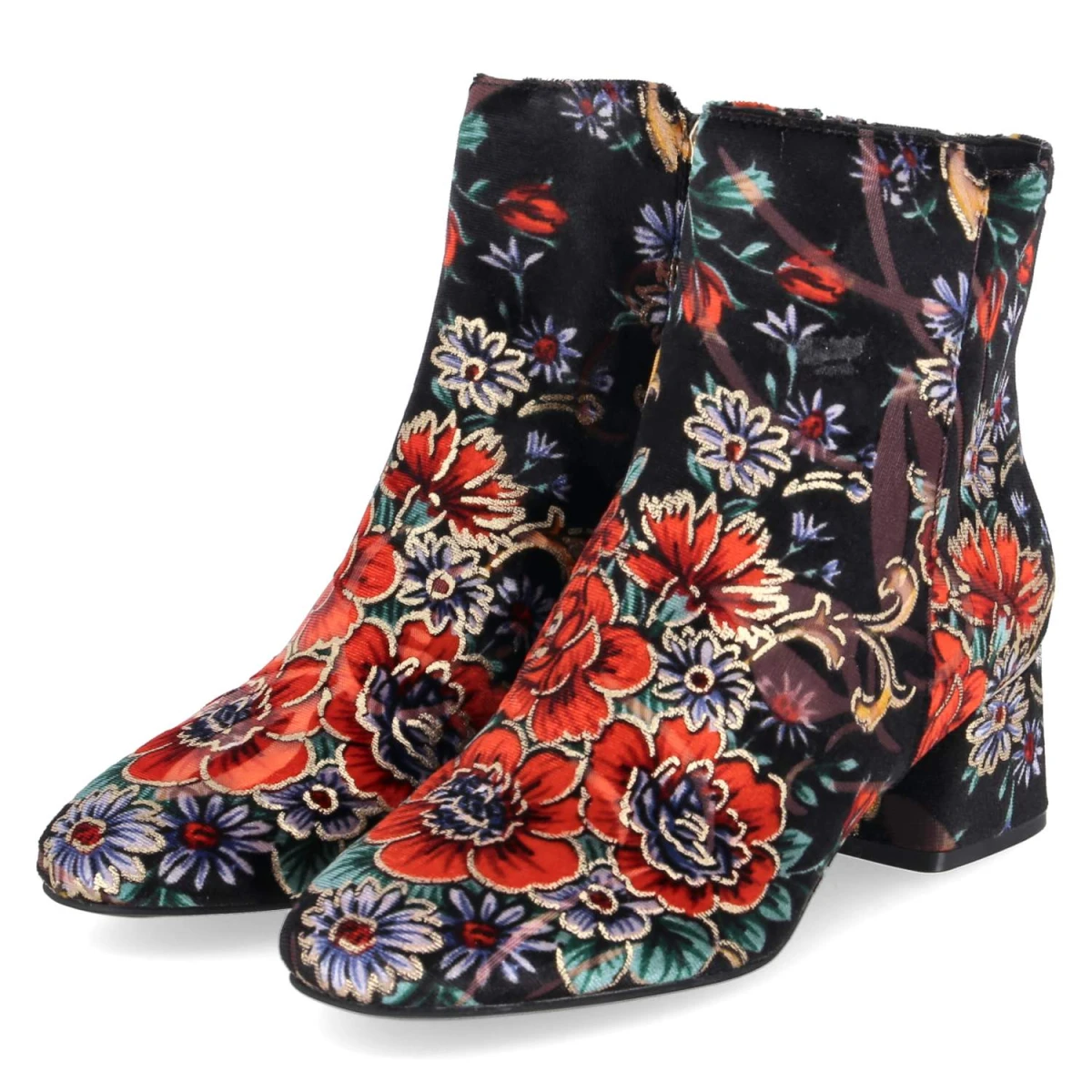 Stiefeletten - black/red