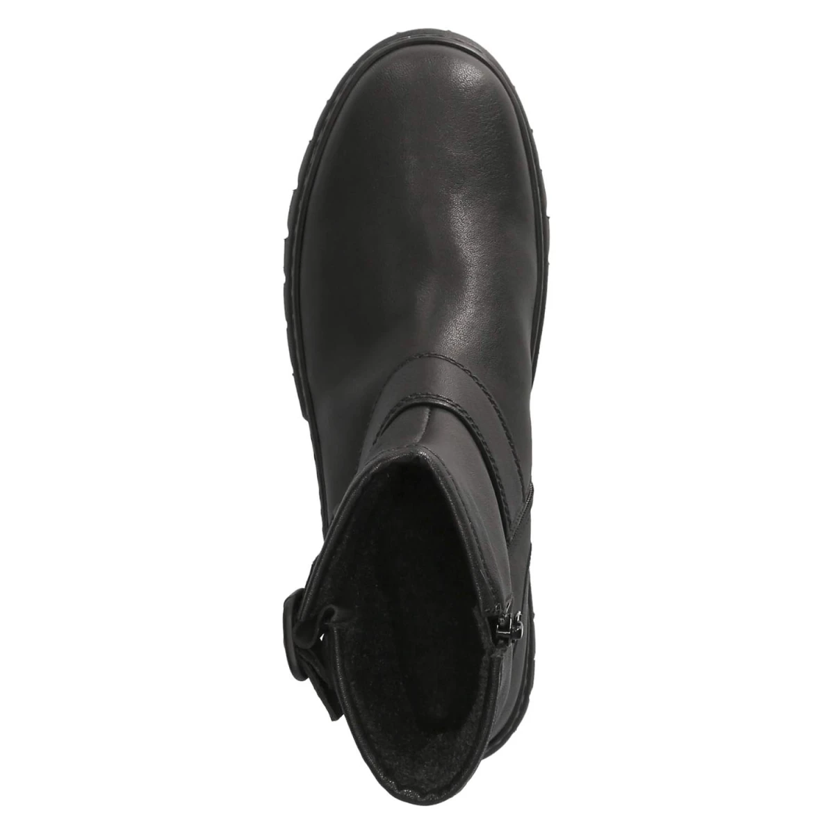 Bikerstiefeletten - schwarz (Mel./uni)