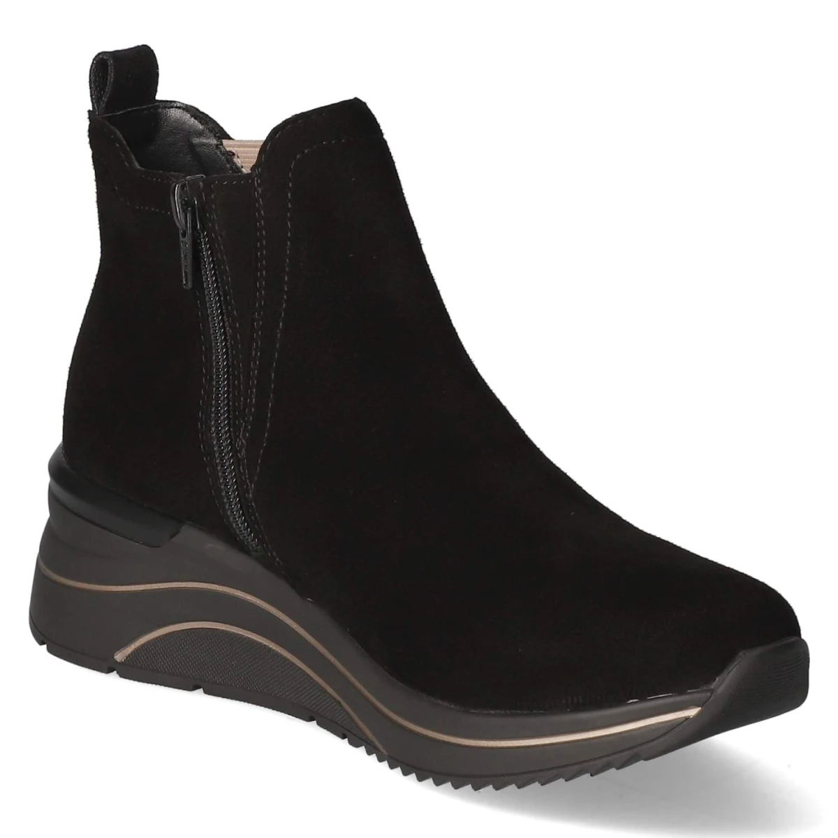 Chelsea Boots - schwarz kombi