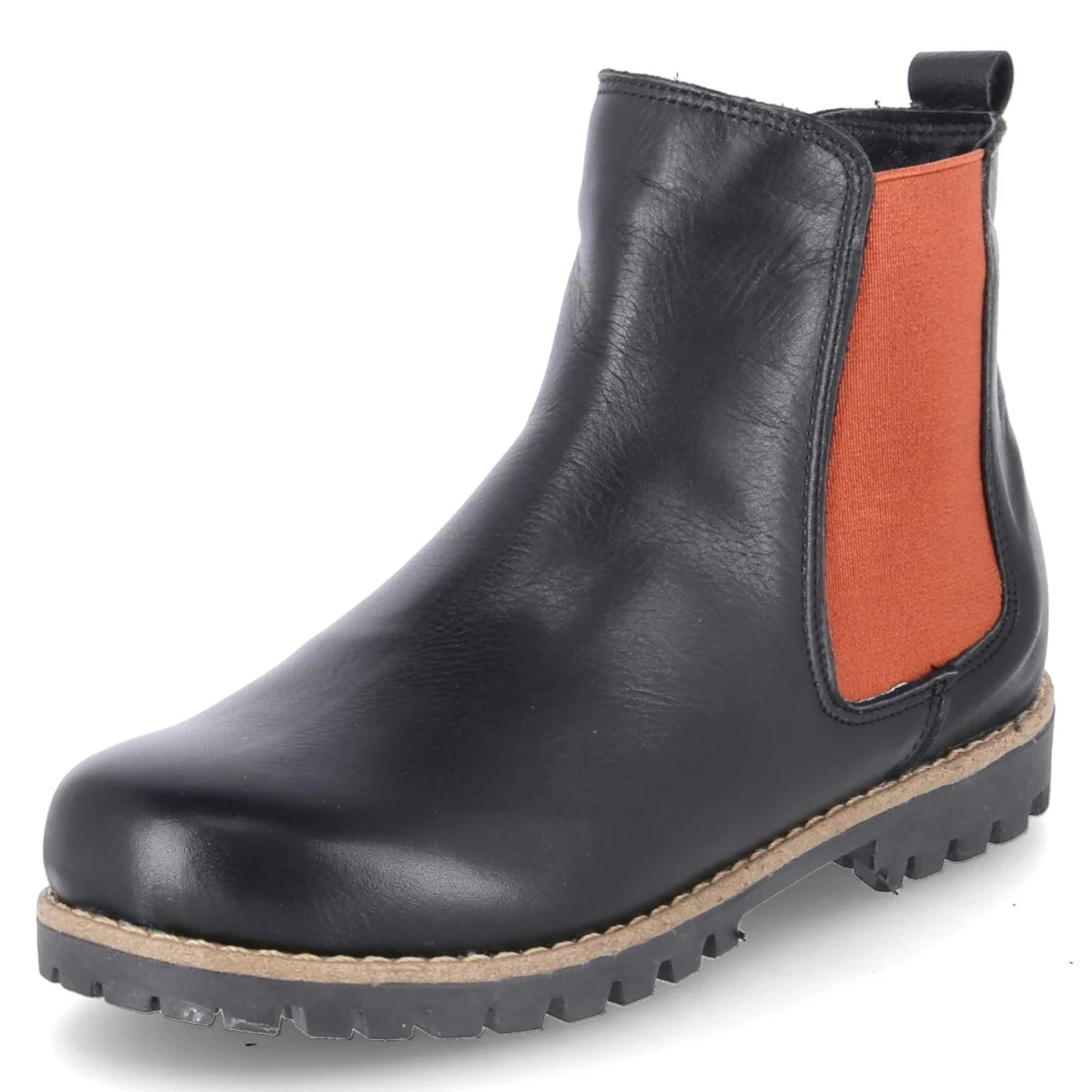 Chelsea Boots - schwarz/ rost