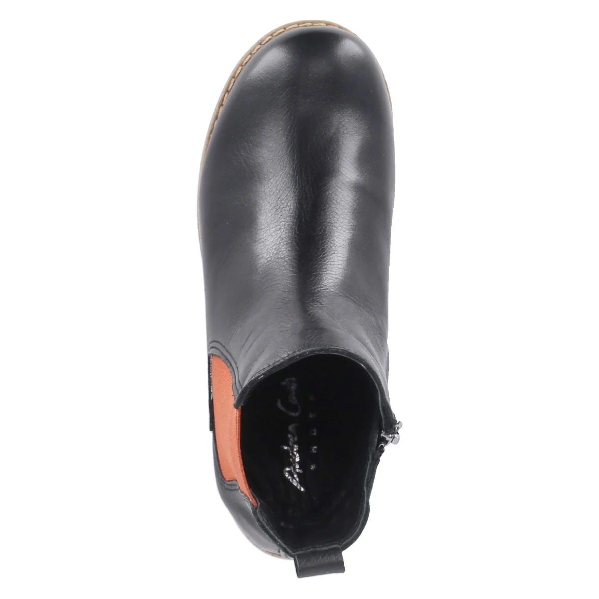 Chelsea Boots - schwarz/ rost