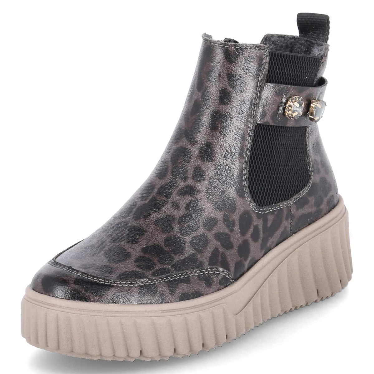 Chelsea Boots - grau/schwarz