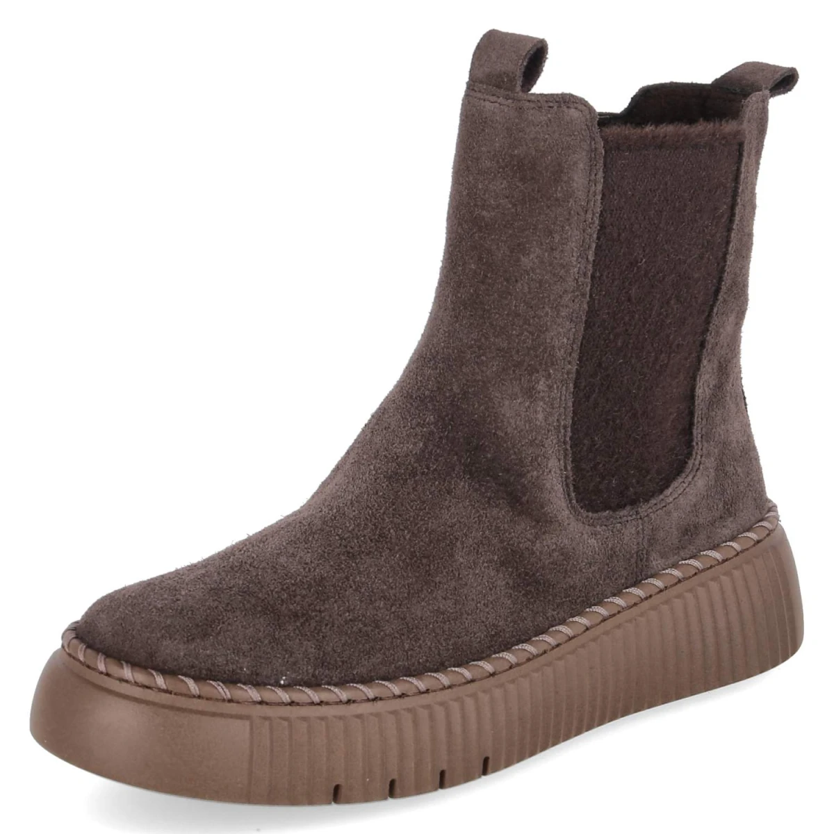 Chelsea Boots - mocca(El. texture)