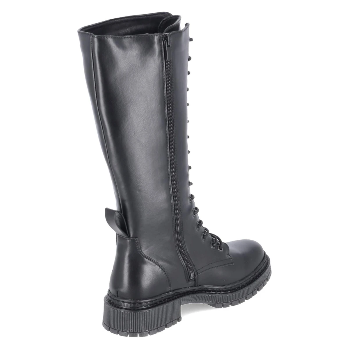 Schnürstiefel - schwarz