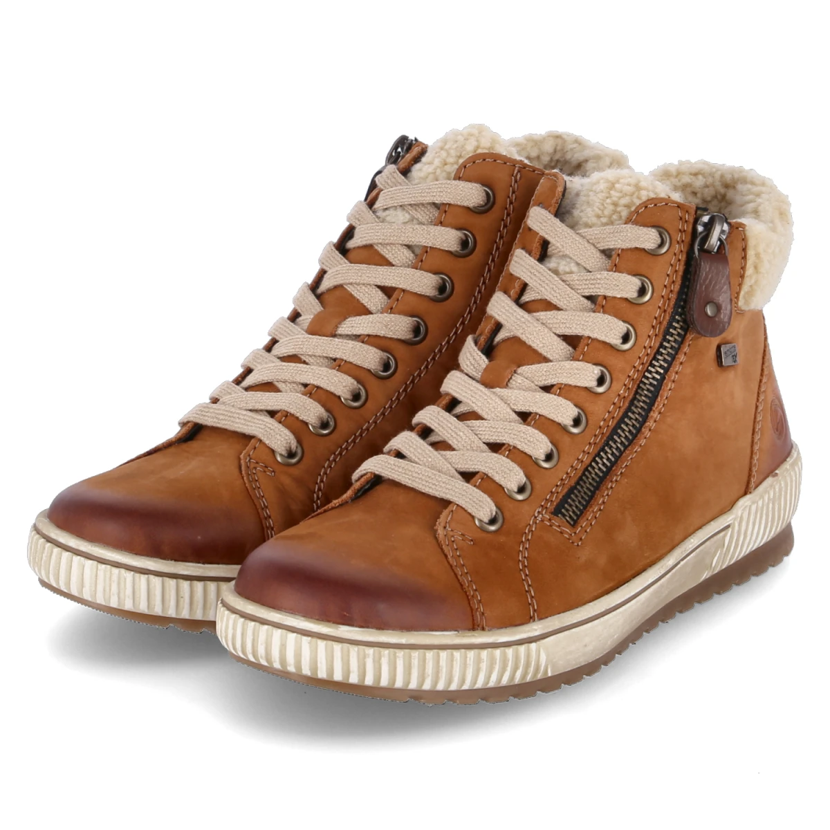 Winterstiefeletten - braun kombi