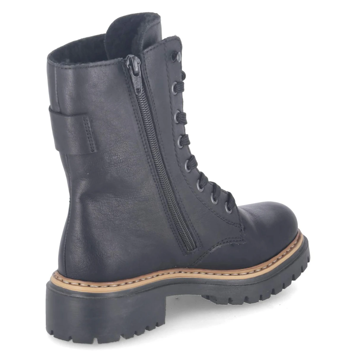 Schnürboots - schwarz