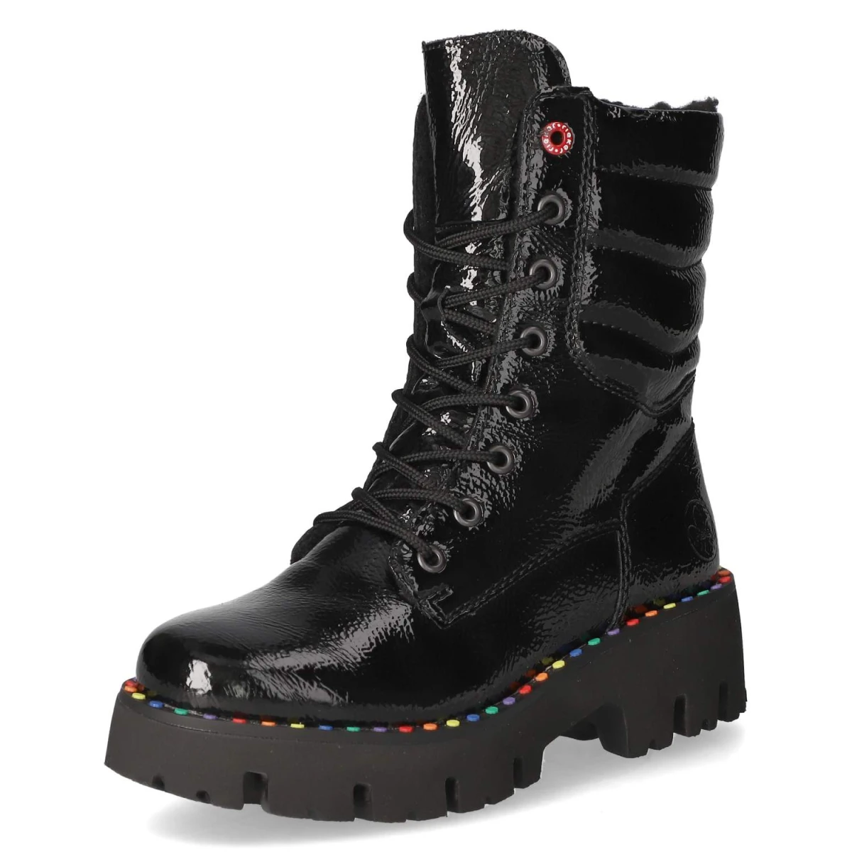 Schnürstiefeletten - black