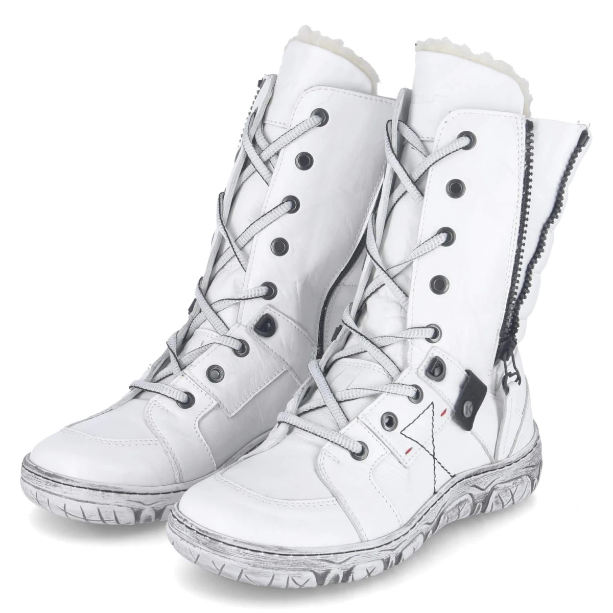 Schnürboots - Weiß