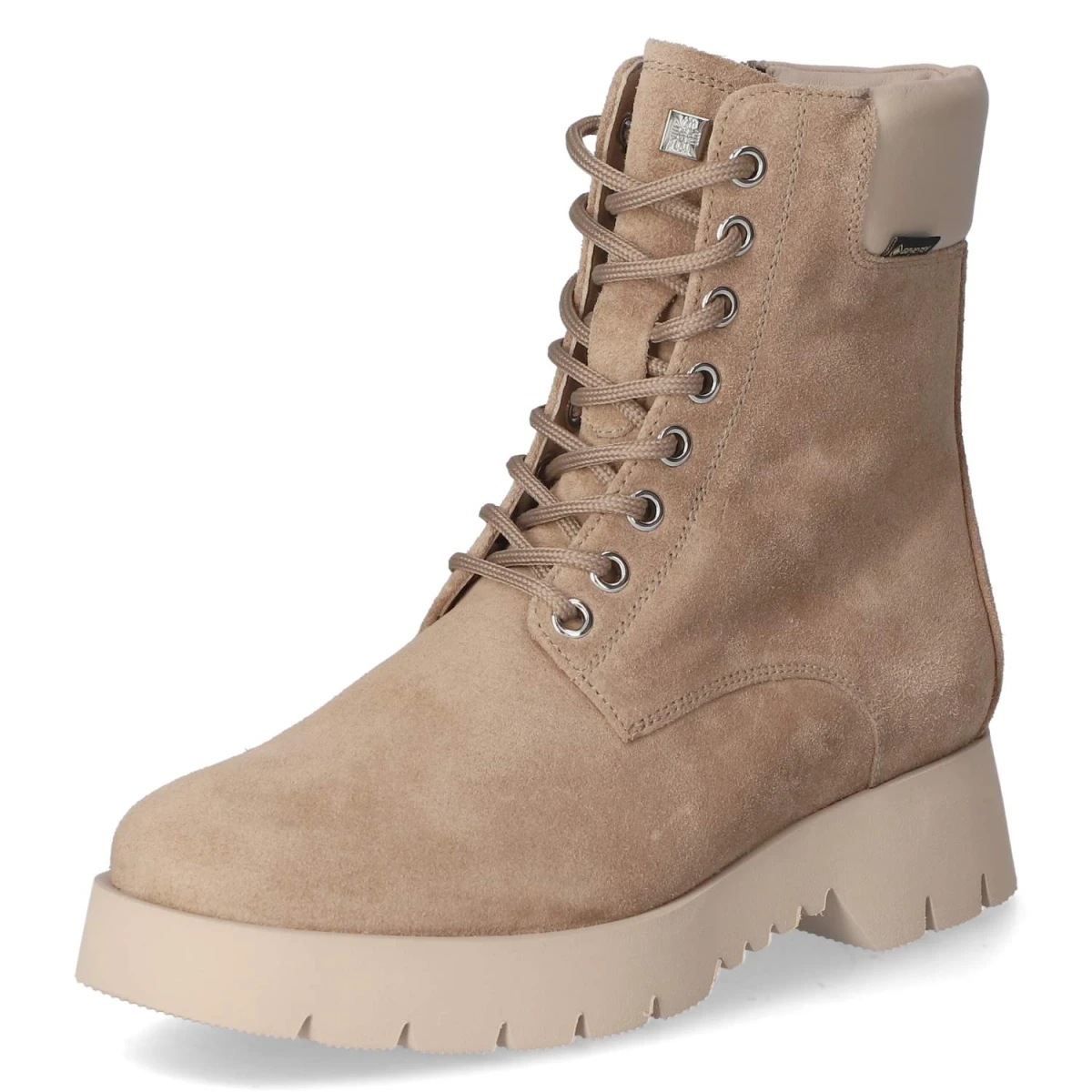 Winterschnürstiefeletten - taupe