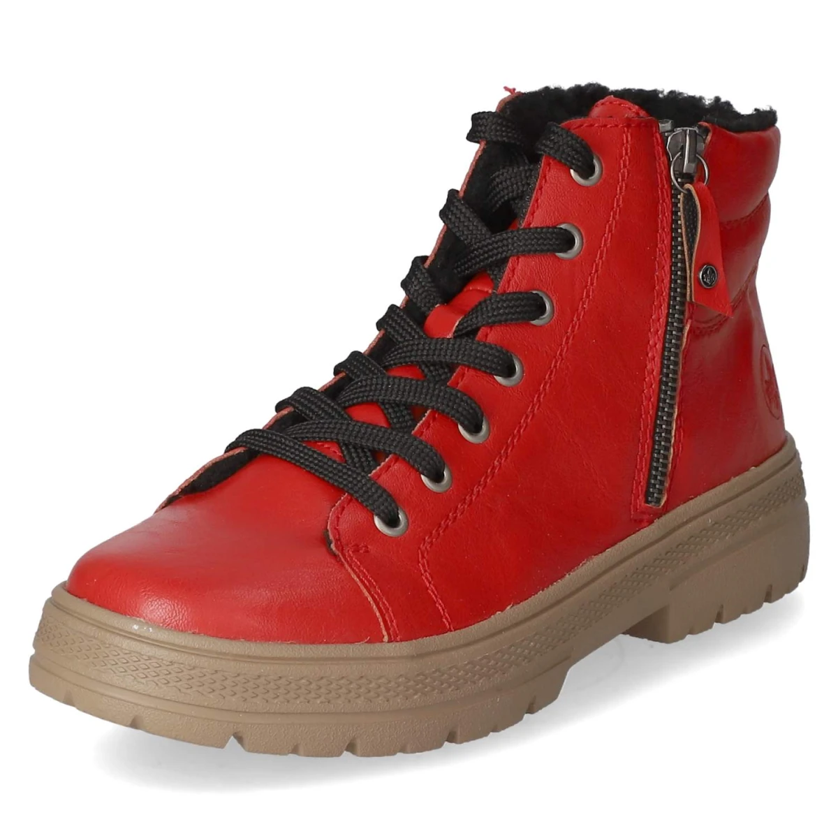 Schnürstiefeletten - red