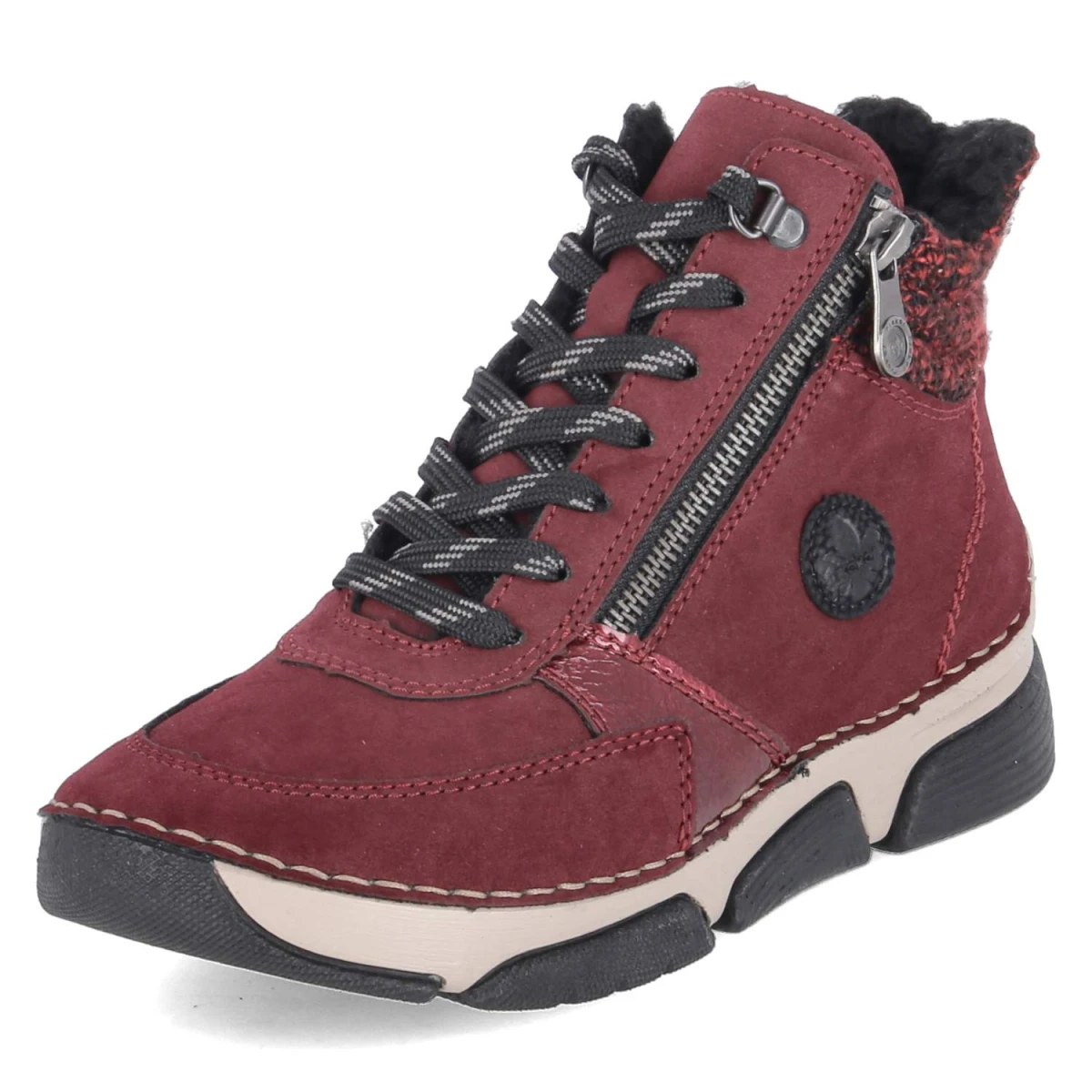 Schnürtsiefel - Rot