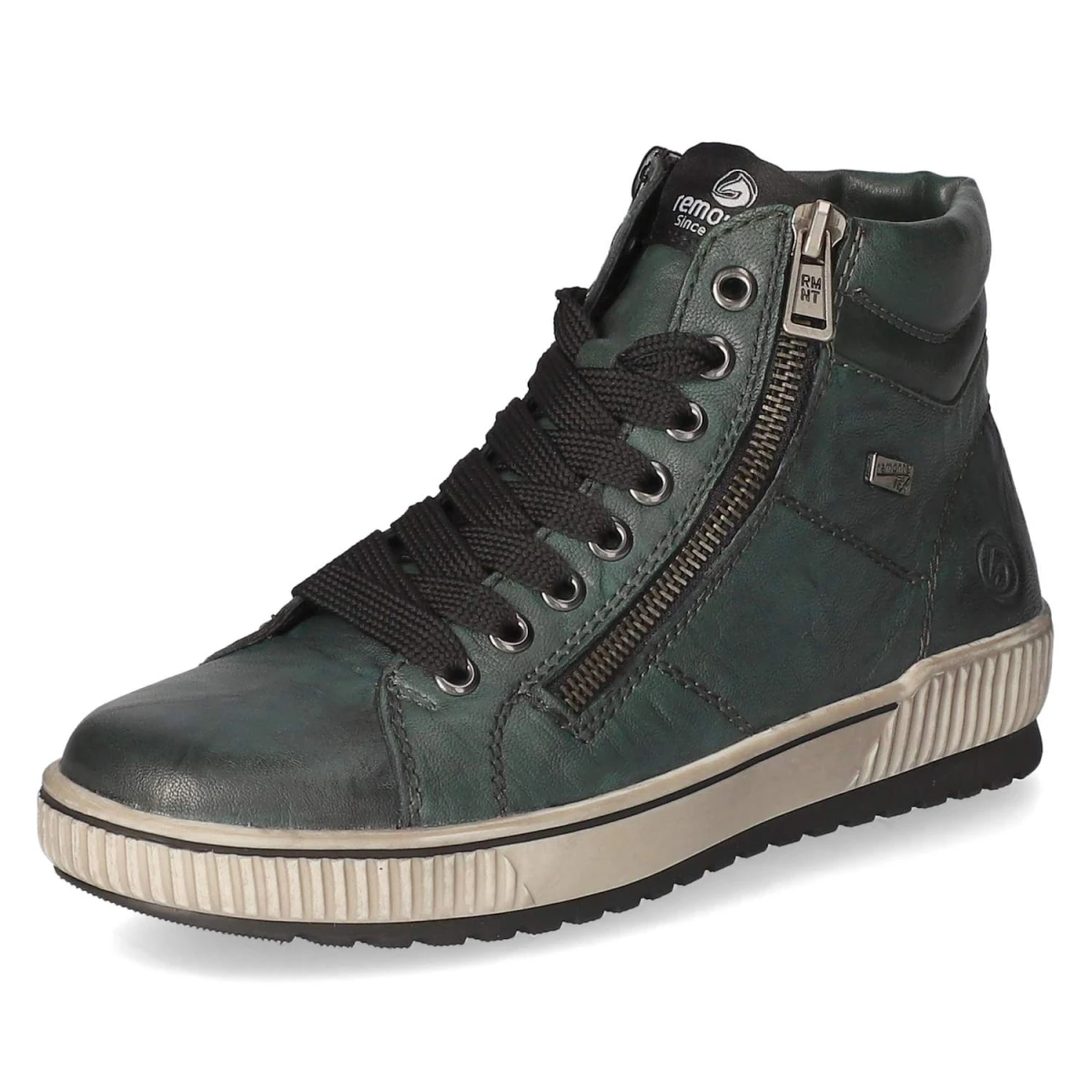 Schnürstiefeletten - Grün