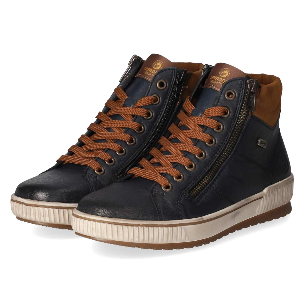 Schnürboots - blau kombi