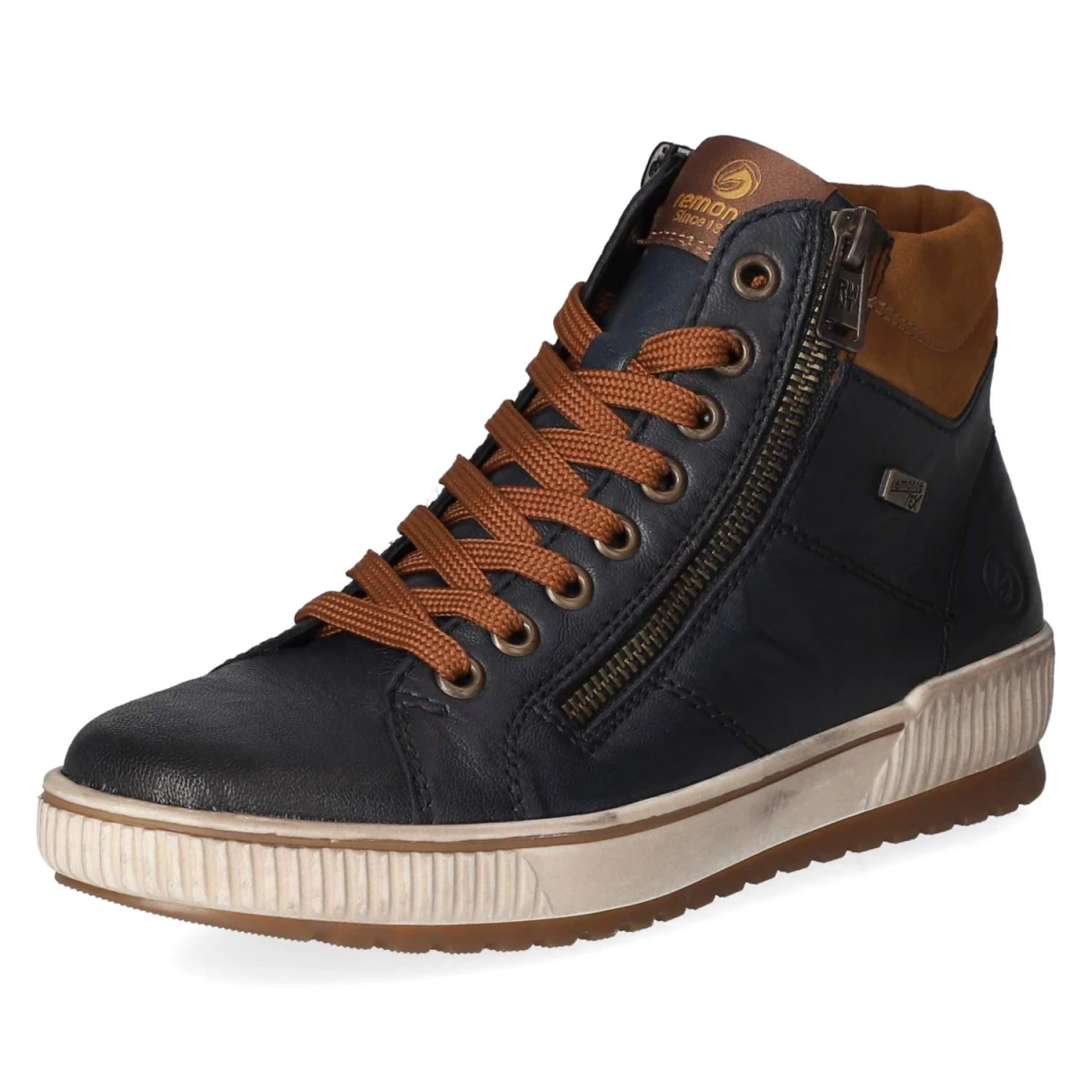 Schnürboots - blau kombi