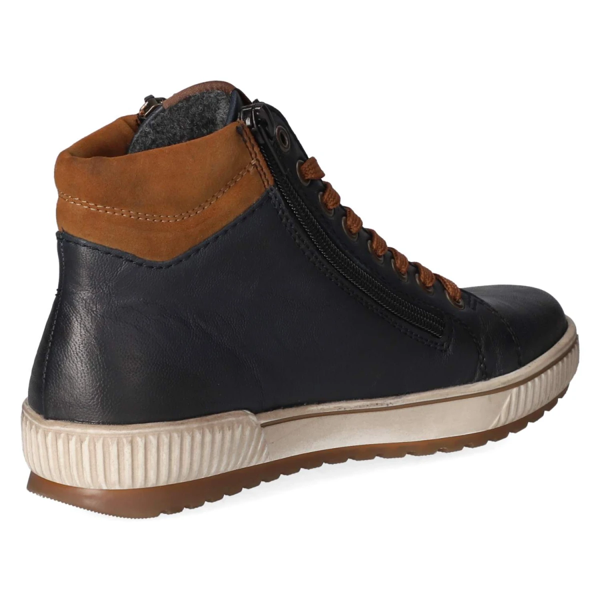 Schnürboots - blau kombi