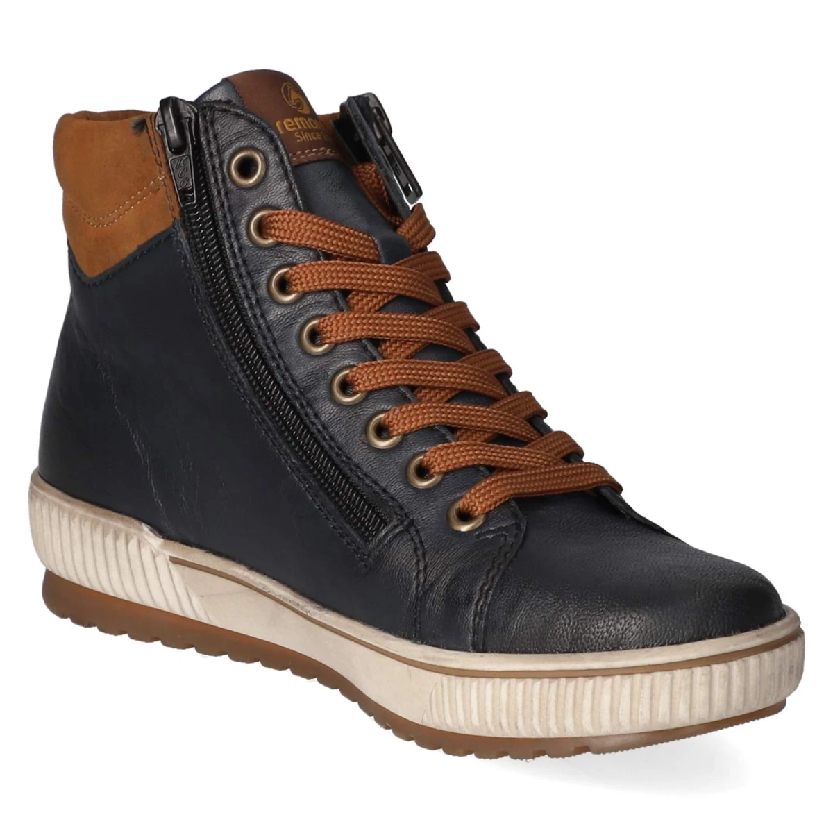 Schnürboots - blau kombi