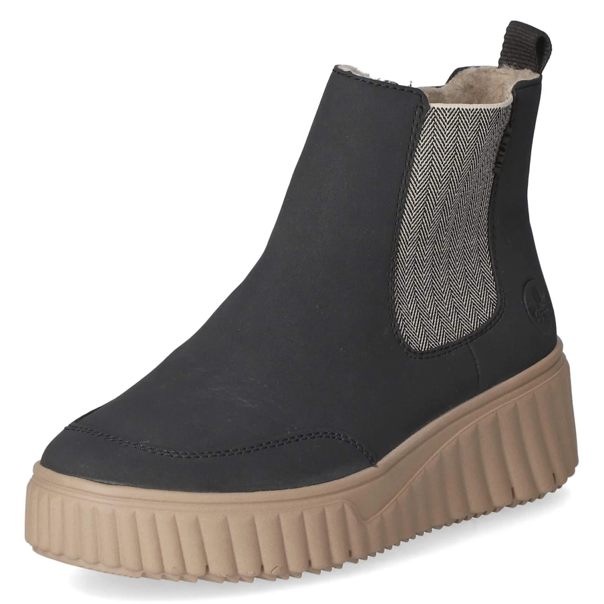 Chelsea Boots - pazifik/leinen