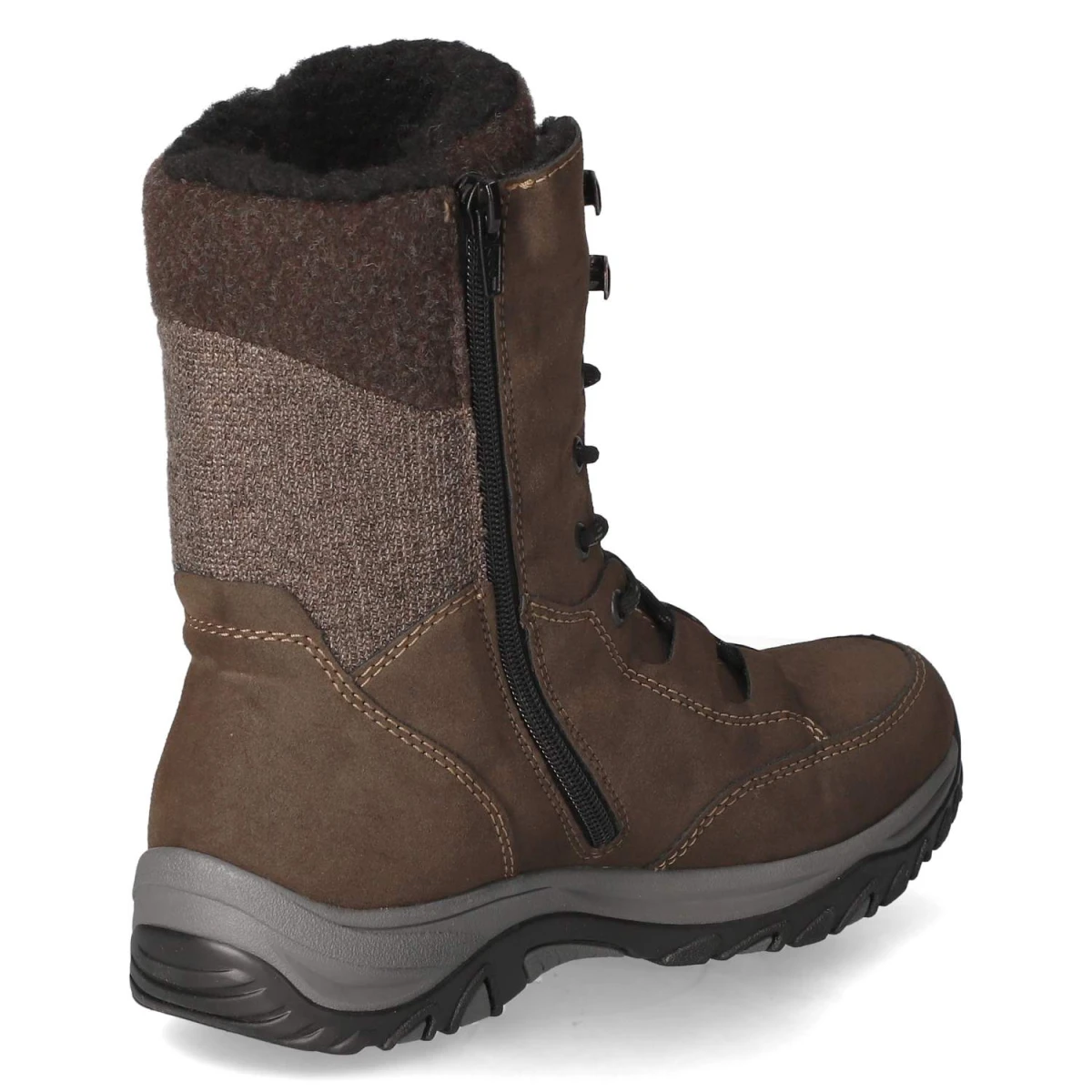 Schnürstiefel - BRAUN