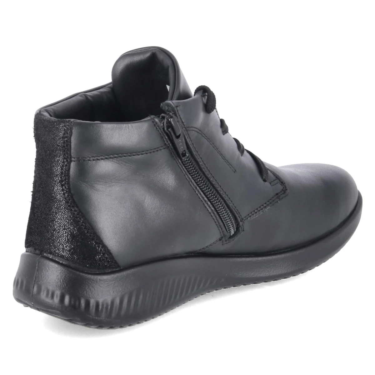 Schnürboots - schwarz