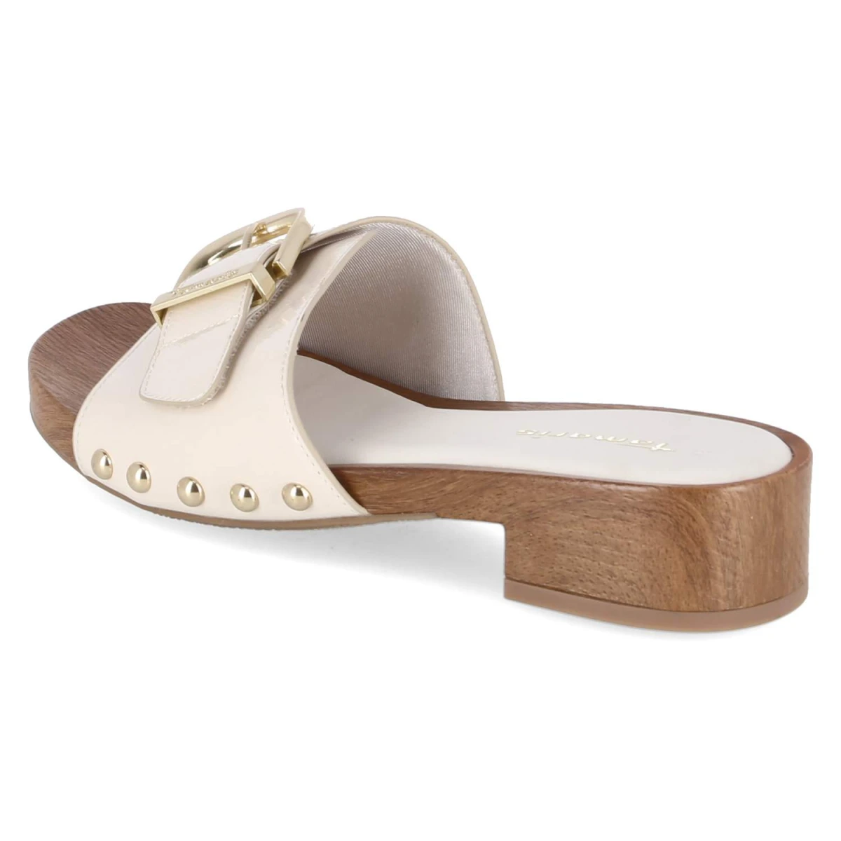 Open Toe Clogs - ivory