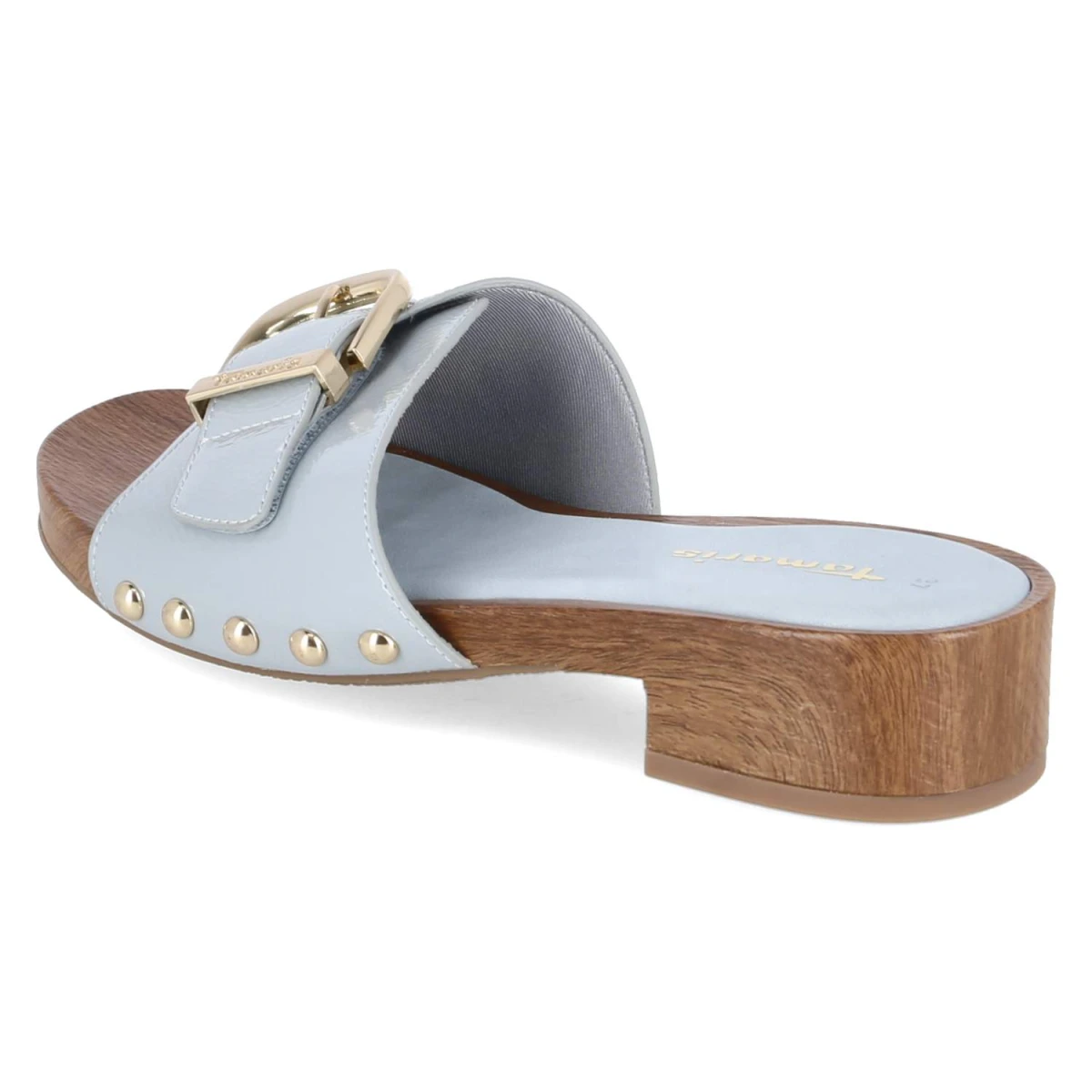 Open Toe Clogs - LIGHT BLUE