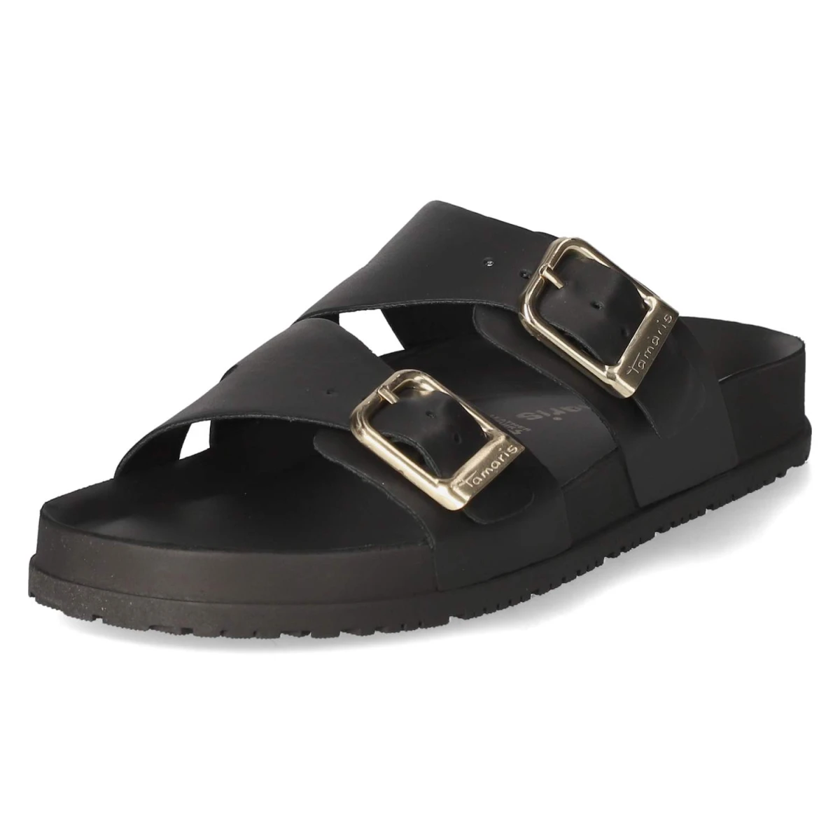 Pantoletten - BLACK LEATHER