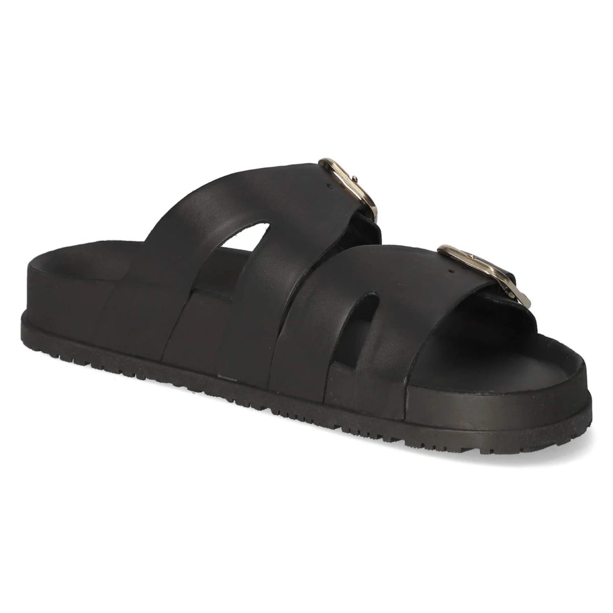 Pantoletten - BLACK LEATHER