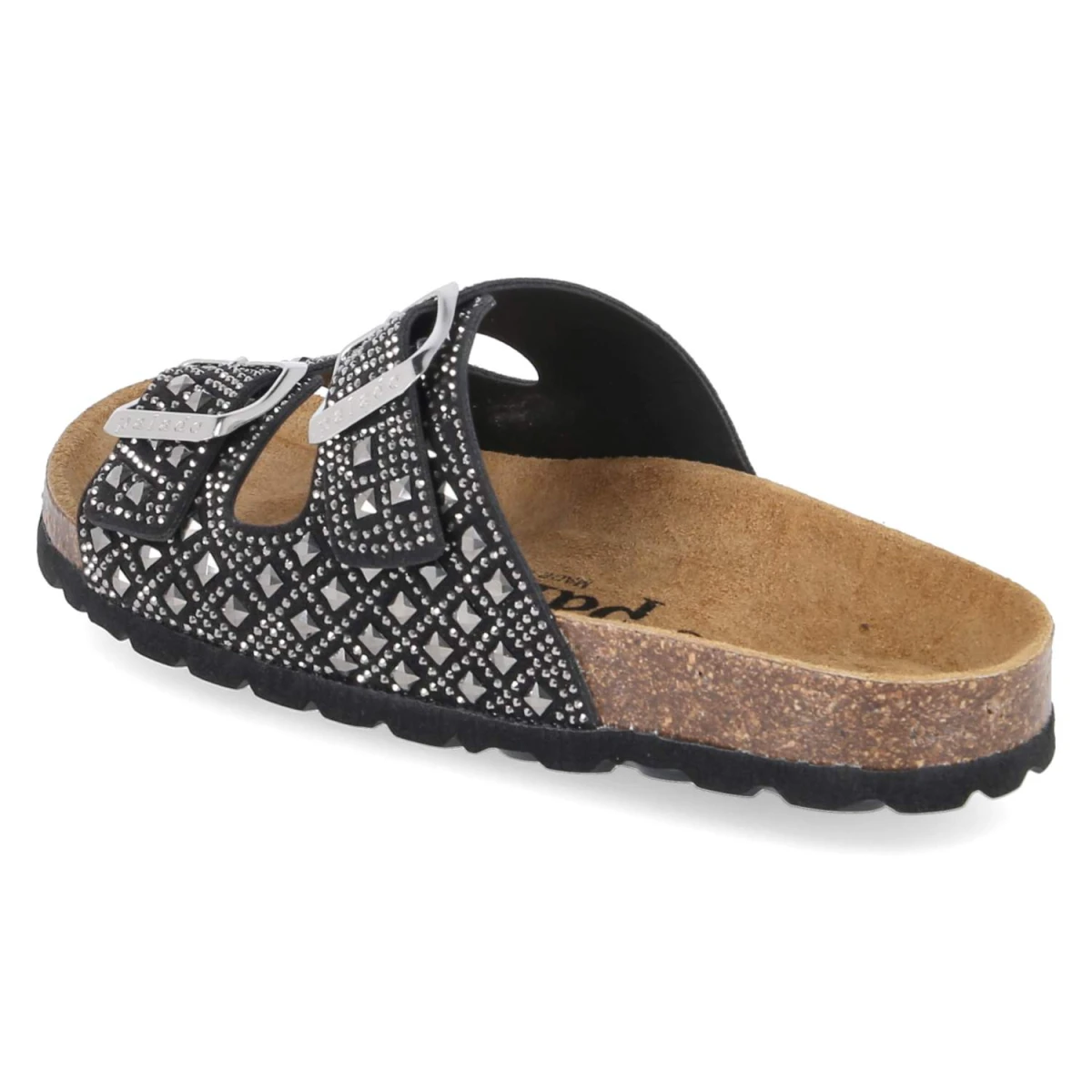 Pantoletten VARIS SPARK - negro