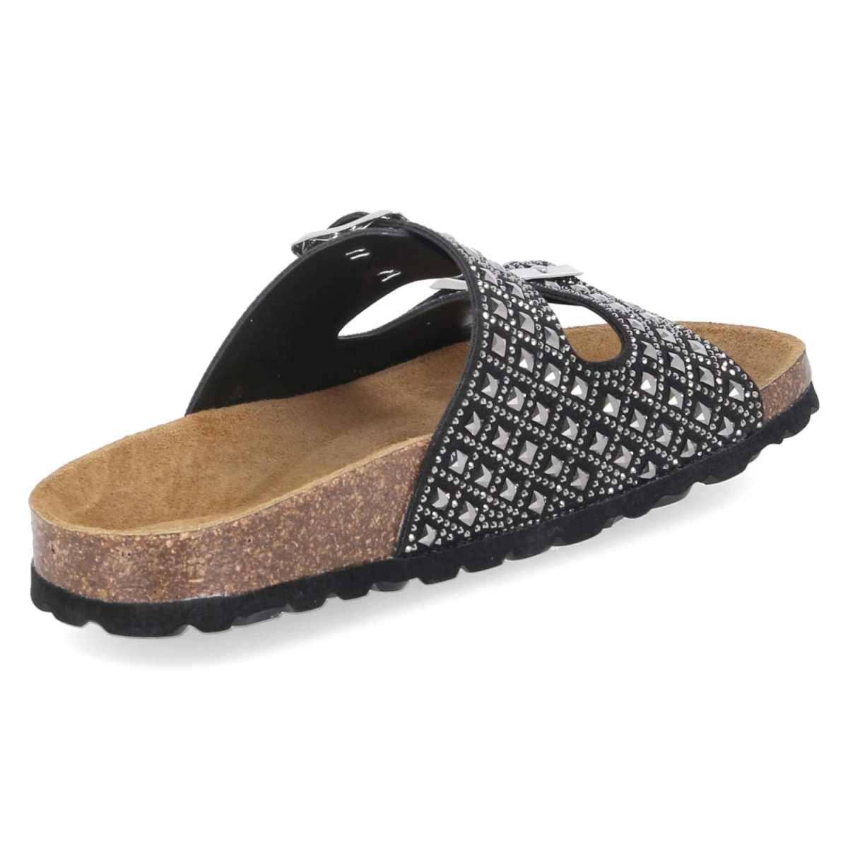 Pantoletten VARIS SPARK - negro