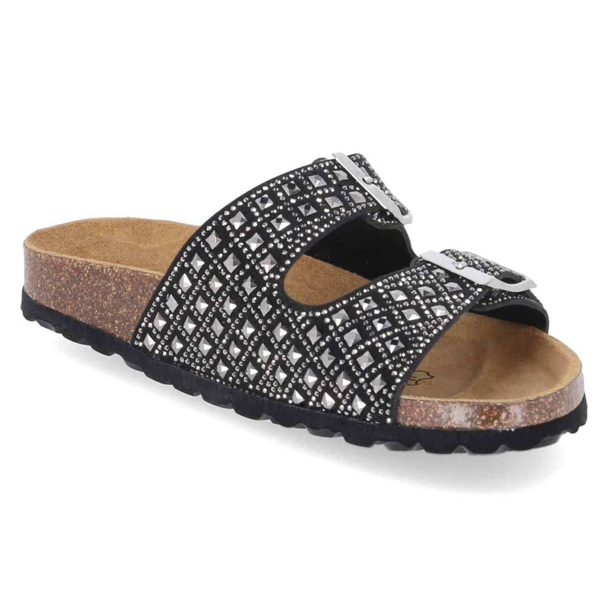 Pantoletten VARIS SPARK - negro