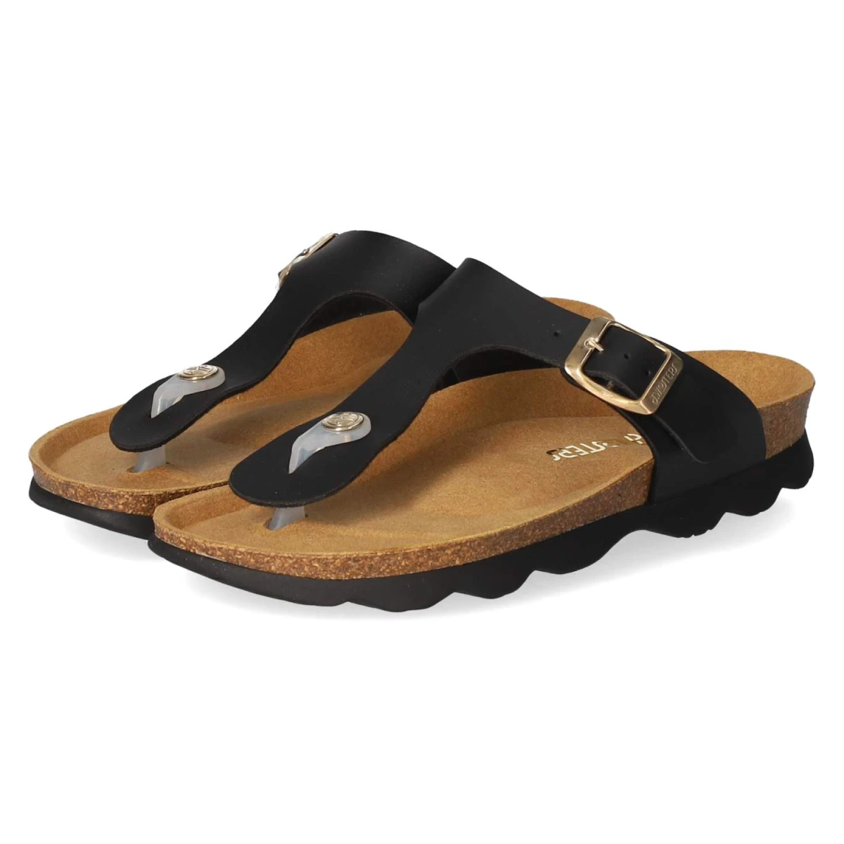 Zehentrenner - black/gold