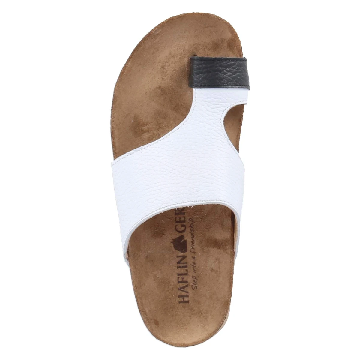 Zehentrenner ANKA - weiss/schwarz