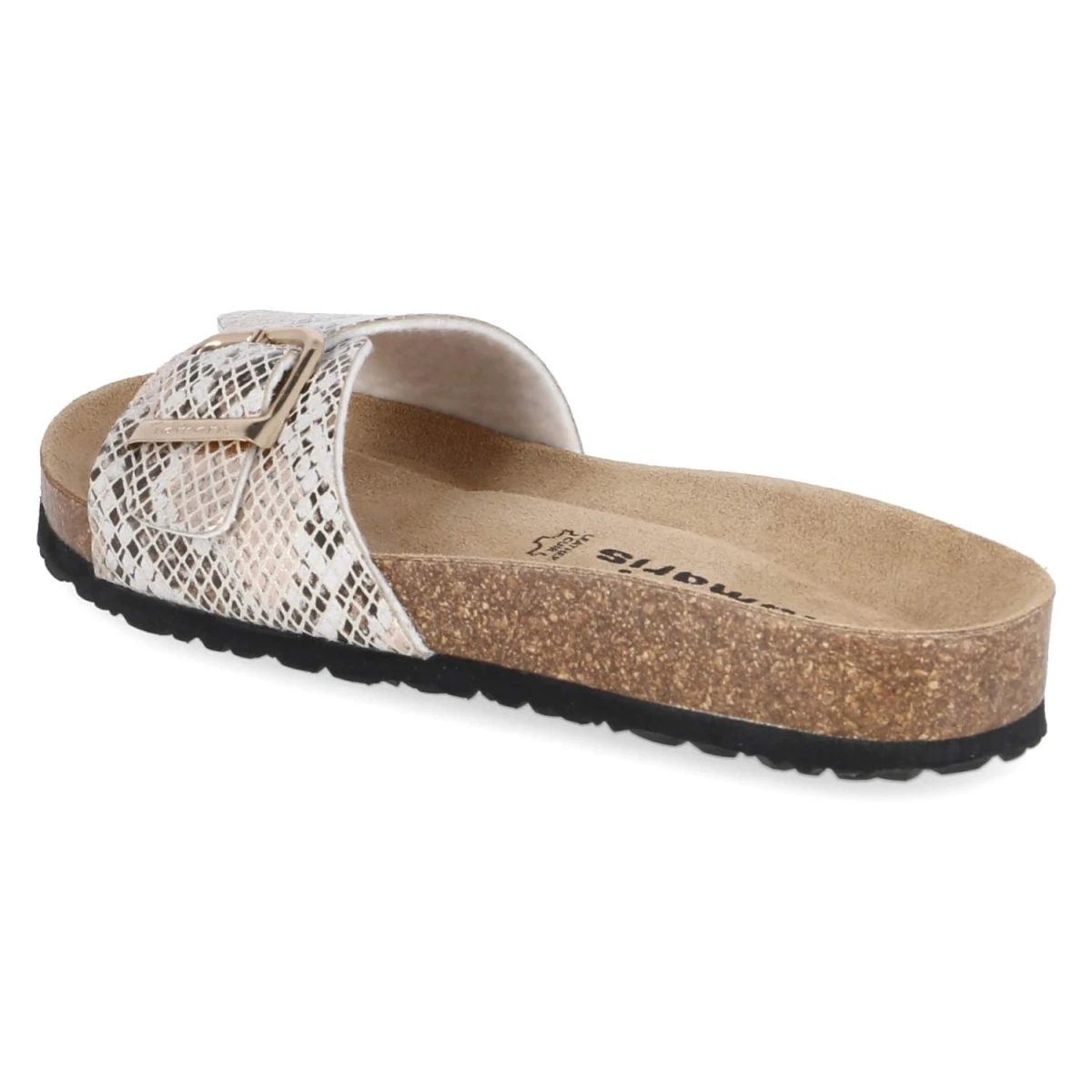 Pantoletten - BEIGE/SNAKE