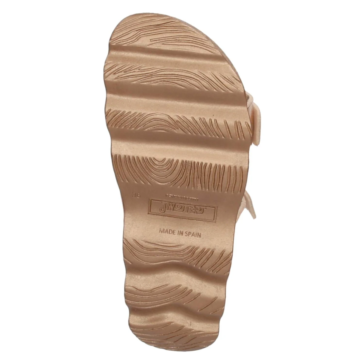 Pantoletten - rosegold lame